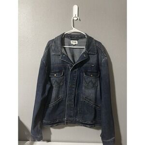 Wrangler Chore Jacket Denim Jacket Xl Men's